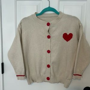 Love Heart Cardigan Sweater